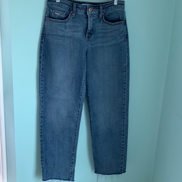 Nine West High Rise Straight Ankle Jeans Size 4 ** - Picture 2 of 13